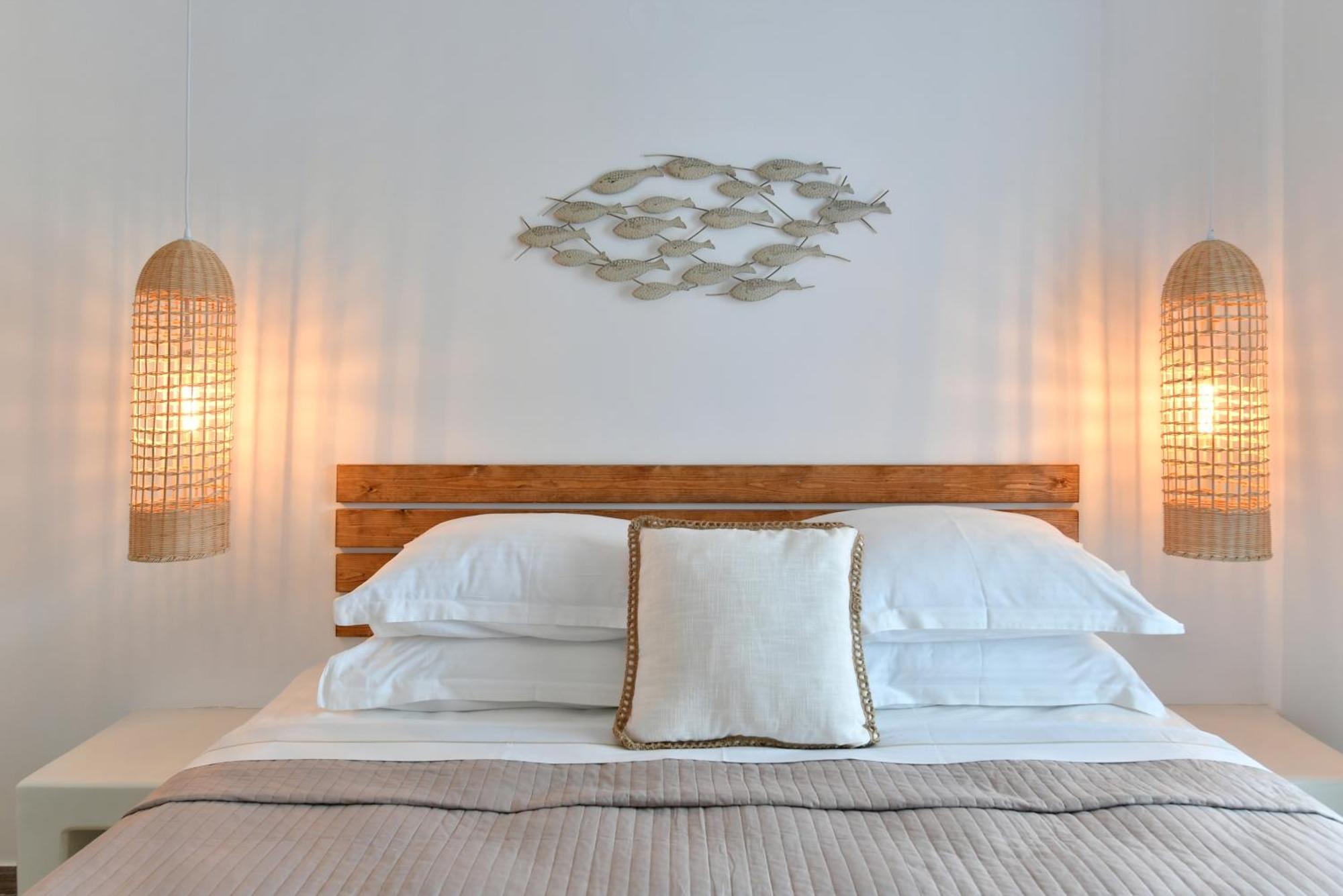 Ammos Luxury Rooms & Home ناوسا الغرفة الصورة